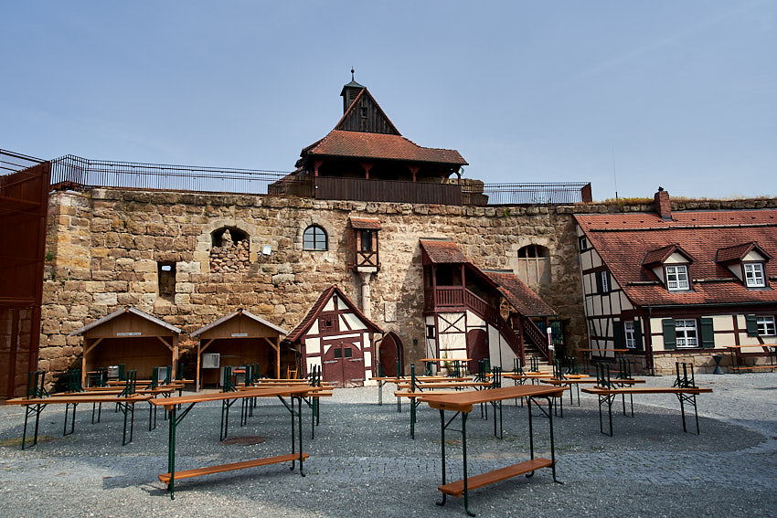 Burg Burgthann Burghof mit dem Standesamt Burgthann